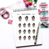 Like & Follow Planner Stickers, Nia - S0726/S0738, Love stickers