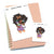 Cooking - Large / Extra large planner stickers "Nia/Brown skin", L0400/XL0400