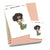 Grocery shopping - Large / Extra large planner stickers "Nia/Brown skin", L0407/XL0407