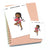 Happiness = Zumba - Large / Extra large planner stickers "Nia/Brown skin", L0408/XL0408