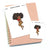 I'm sexy - Large / Extra large planner stickers "Nia/Brown skin", L0414/XL0414