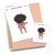 Bath time - Large / Extra large planner stickers "Nia/Brown skin", L0417/XL0417
