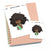 Oh My God! - Large / Extra large planner stickers "Nia/Brown skin", L0486/XL0486