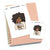 Planner time - Large / Extra large planner stickers "Nia/Brown skin", L0553/XL0553