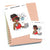 I need more stickers - Large / Extra large planner stickers "Nia/Brown skin", L0727/XL0727