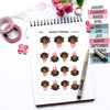 Oh My God, This Headache! Planner Stickers, Nia - S0745/S0764, Pain Planner Stickers