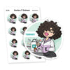 Visit to the Pharmacy Planner Stickers, Nia - S0746/S0765, Pain Planner Stickers