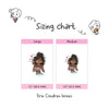 Like & Follow Planner Stickers, Nia - S0726/S0738, Love stickers