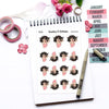Oh My God, This Headache! Planner Stickers, Nia - S0745/S0764, Pain Planner Stickers