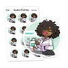 Visit to the Pharmacy Planner Stickers, Nia - S0746/S0765, Pain Planner Stickers
