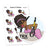 TRX Workout Planner Stickers, Nia - S0753/S0772, Train Planner Stickers