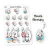 Beach therapy - Planner stickers Ensi, S0785, sea holiday