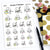 Gym workout - Planner stickers Ensi, S0789, sport, training