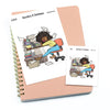 Chaos - Large / Extra large planner stickers "Nia/Brown skin", L0809/XL0809