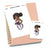 Fitness belt - Large / Extra large planner stickers "Nia/Brown skin", L0799/XL0799