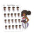 Exercise belt Stickers Planner Stickers, Nia - S0799/S0814, Workout Planner Stickers