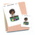 Billiards - Large / Extra large planner stickers "Nia/Brown skin", L0836/XL0836