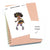 Rollerblading - Large / Extra large planner stickers "Nia/Brown skin", L0837/XL0837
