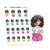 I'm the Queen of my own little world Planner Stickers, Nia - S0831/S0845, Crown Planner Stickers
