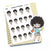 Planner stickers "Zuri" - Clean the house, S0874/S0898/S0874blue, Wipe off the dust stickers