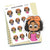 Planner stickers "Zuri" - Skin care, S0872/S0896/S0872blue, Face cream stickers