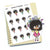 Planner stickers "Zuri" - To Do list: Don't panic!, S0878/S0902/S0878blue, Planning stickers