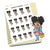 Planner stickers "Zuri" - Grocery shopping, S0888/S0912/S0888blue, Food stickers