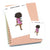 Large / Extra large planner stickers - You should always feel pretty, Nia/Brown skin, L0961/XL0961