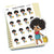 Planner stickers "Zuri" - Be late, S0936/S0945