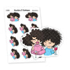 Party time planner stickers, Nia - S0992/S1026, Girlfriends planner stickers