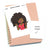 How to choose a hairstyle? - Large / Extra large planner stickers "Nia/Brown skin", L0990/XL0990