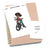 Motorbike - Large / Extra large planner stickers "Nia/Brown skin", L0993/XL0993