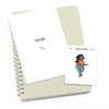 Large planner stickers / Extra large "Jada/Brown skin" - I'm so cute, L1033/XL1033