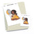 Large planner stickers / Extra large "Jada/Brown skin" - Time to celebrate, L1034/XL1034