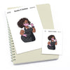 Large planner stickers / Extra large "Jada/Brown skin" - Covid, L1035/XL1035
