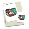 Large planner stickers / Extra large "Jada/Brown skin" - I'm tired, L1036/XL1036