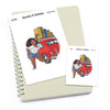 Large planner stickers / Extra large "Jada/Brown skin" - It's time to travel, L1040/XL1040