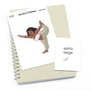 Large planner stickers / Extra large "Jada/Brown skin" - Yoga, L1042/XL1042