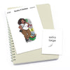 Large planner stickers / Extra large "Jada/Brown skin" - Grocery shopping, L1045/XL1045