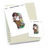 Large planner stickers / Extra large "Jada/Brown skin" - Grocery shopping, L1045/XL1045