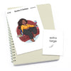 Large planner stickers / Extra large "Jada/Brown skin" - Wine & cheese, L1046/XL1046