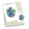 Large planner stickers / Extra large "Jada/Brown skin" - Good evening, L1047/XL1047