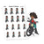 Nia planner stickers - Look like a princess, ride like a pro, S0993/S1027. Motorbike stickers