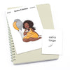 Large planner stickers / Extra large "Jada/Brown skin" - Time to celebrate, L1034/XL1034
