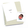 Large planner stickers / Extra large "Jada/Brown skin" - Hamburger, L1038/XL1038