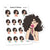 Wake Up & MakeUp Planner Stickers, Nia - S1057/S1071