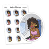 Adventure awaits Planner Stickers, Nia - S1058/S1072
