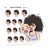 Planner stickers "Be yourself", Nia - S1090/S1114, Mask planner stickers