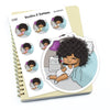 Planner stickers "Zuri" - There is no place like home, S1099/S1104