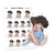 My little Princess Planner Stickers, Nia - S1086/S1110, Baby girl stickers